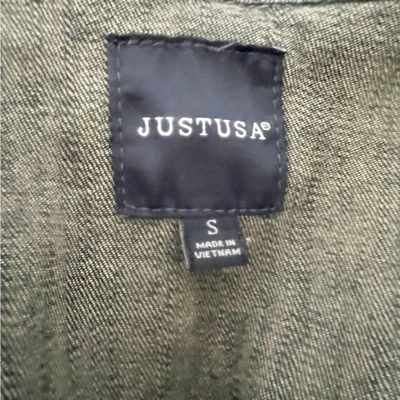 Just USA Pre Owned Demin Jean Jacket Size S - Picture 2 of 5